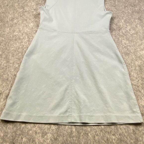 Everlane Dress Womens Large Light Blue The 90s Mini Short Sleeveless Cotton - Picture 13 of 13